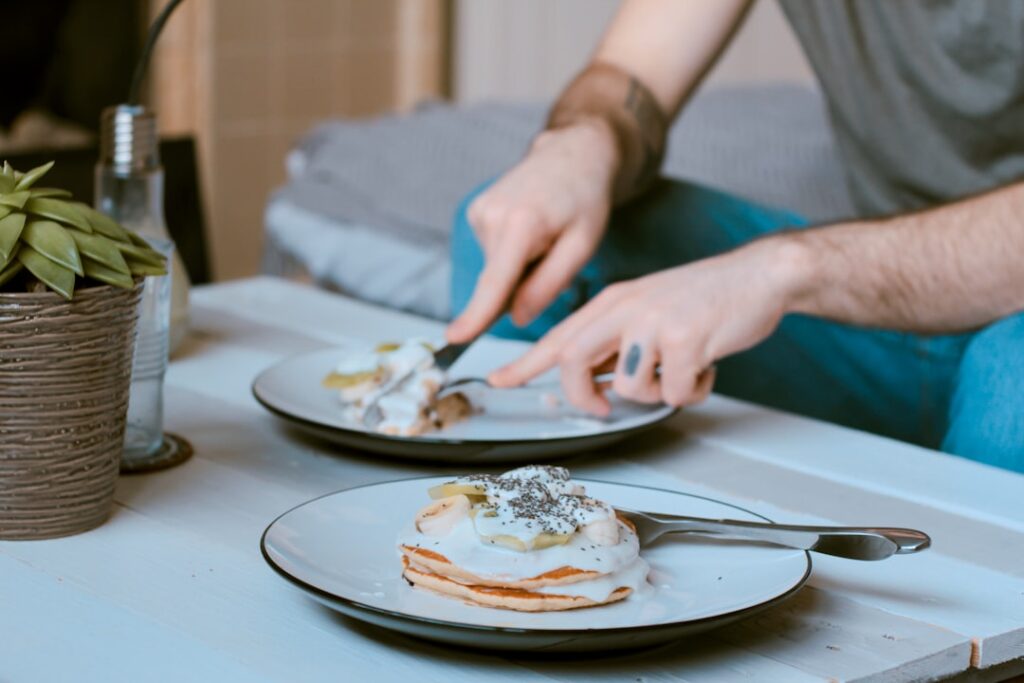 Photo Sourdough pancakes